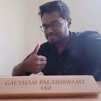 Gowtham Palaniswamy CEO of Periyar University